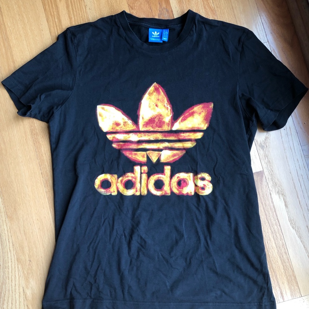 Adidas Short Sleeve Tee w/Burn Graphic